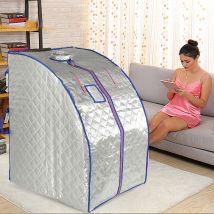 Sauna vapeur, infrarouge, pliable sans installation, sauna portable argent - Aqrau
