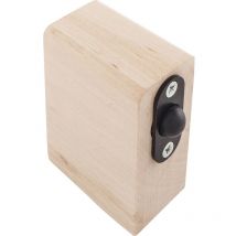 Dormakaba - Saunabeschlag-Schnappklotz, Abachi-Holz (13.006) Glastürbeschlag Zubehör