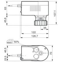 AVM104F020 – 3-Wege-Motor – 230 v - Sauter