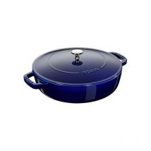 Staub - Poêle Chistera Bleu Foncé 24 cm en Fonte