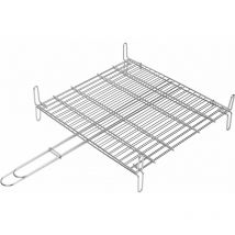 02679 Griglia Doppia Inossidabile 25x30 cm - Sauvic