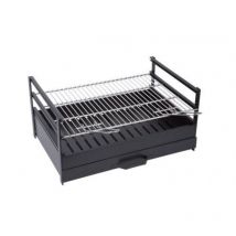 Sauvic - Cassetto barbecue 70x40 cm con griglia inossidabile