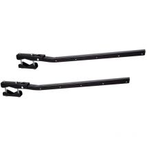 Stendibiancheria da ringhiera regolabile e ribaltabile in acciaio galvanizzato di colore nero - Sauvic