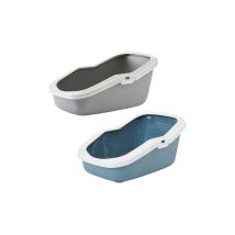 Katzentoilette Hohe Toilette Katzen WC BLAU