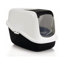 Savic Nestor Cat Toilet Home Wht/Bk 56x39x38.5 - 37656