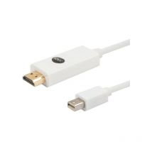 CL-83 adaptador de cable de vídeo 1,8 m Mini DisplayPort hdmi Blanco - Savio
