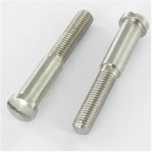 Vis Express - Vis métaux Tête cylindrique tc Fendue Epaulé M5X21 8X40.3 Inox-30 pièces