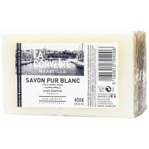 La Corvette - Savon Marseille 400g Blanc