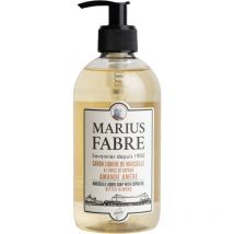 Savon de Marseille Liquide Flacon Pompe 400ml Senteur Amande - MARIUS FABRE