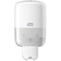 Mini-distributeur de savon Tork S2 blanc l 112 x h 206 x p 144 mm