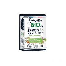 Savon mains et corps Briochin Bio Amande douce - Pain de 100 g