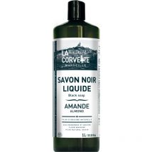 Savon Noir 1l Huile De Lin Amande La Corvette