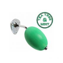 Provendi - Savon rotatif vert ''Tea Tree and Mint'' avec porte-savon à écrou chromé
