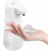 Savon, savon moussant automatique pour les mains savon moussant sans contact savon rechargeable salle de bain comptoir savon pompe pour salle de bain
