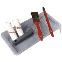 Ensemble Mini Rouleaux Lasure et traitement du bois Savy