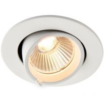 Saxby Lighting - Saxby Axial Downlight Encastrable Rond 10,5W cct 10,5W Peinture Blanc Mat