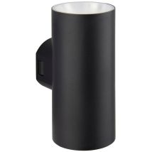 Saxby Cairo Lampada da parete per esterni Up Down cct 2 Luci IP65 18W Nera