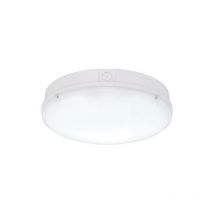 Saxby Forca Cct - Luce di emergenza integrata a led per esterni, bianco lucido, IP65 opale