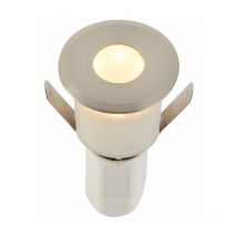 Saxby Hades Plafoniera led per esterni da incasso a terra effetto nichel satinato 3000K IP67