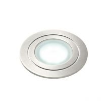 Saxby Hayz - led integrato 1 luce da incasso per esterni in acciaio inossidabile spazzolato di grado marino, IP67 satinato