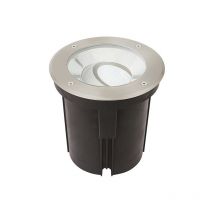 Saxby Hoxton Outdoor 16.5W led Recessed Ground Light Brushed Stainless Steel, IP67, 4000K