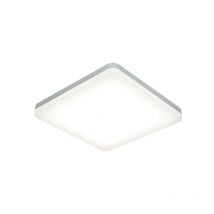 Saxby Noble - Lámpara de empotrar de baño con 1 luz led integrada ópalo, plateado IP44