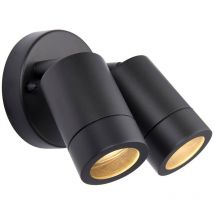 Saxby Palin Faretto da Esterno 2 Luci Grigio Antracite IP44