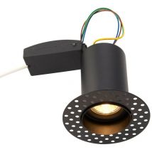 Saxby Lighting - Saxby Ravel Downlight Encastrable Trimless 50W Peinture Noir Mat