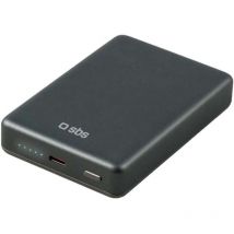 TEBB10000MAGSLIM Batterie externe 10000 mAh Chargeur sans fil Gris - SBS