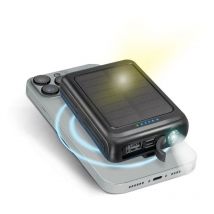 TEBB5000MAGSK Batterie externe au lithium-polymère de 5000 mAh Chargeur sans fil Noir - SBS