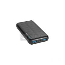 Mobile Solar Powerbank usb/usb-c, 10,000 mAh, Schwarz (TTBB10000SK) Marca - SBS