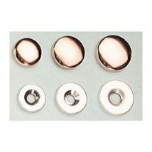 Sc borchie copriviti ottone MM.18 (PZ.10). Prezzo per 1 pezzo.