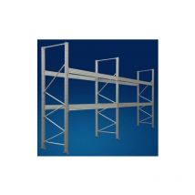 Italfrom - scaffalatura industriale portapallet lunghezza 14,20 metri , altezza 350 cm PROF.100 cm con 2 livelli di carico - Portata pesante