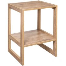 5five Simply Smart - Scaffale impilabile a 1 scomparto mix n modul effetto legno naturale - 5five