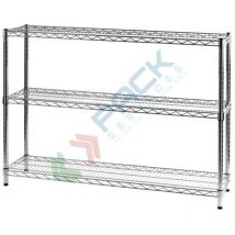 Archimede - scaffale metallico scaffale 3 ripiani cm 36 x 121 x h. 90 cucina bagno garage cabina armadio