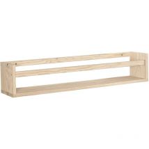 Astigarraga - Scaffale con barra centrale in pino Kit Line 80 cm