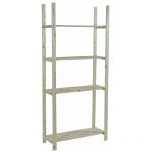 Scaffale in Abete 4 Ripiani 1750 x 800 x 300 mm