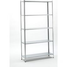Metallregal mit 5 Fächern, 50 kg pro Fach, h 187 x b 100 x t 30 cm - Garden Friend