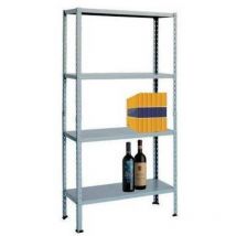 Prometal - scaffale kit 4 ripiani aste spezzate