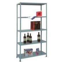 Prometal - scaffale kit 5 ripiani aste spezzate