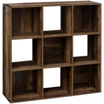 Mobilibrico - Mix n modul indus 9 ripiani, effetto legno scuro - 5five