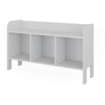 Vitalispa - Scaffale per bambini Ajaton, Bianco, 107.2 x 63.8 cm