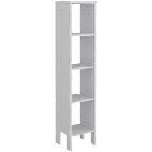 Vitalispa - Scaffale per bambini Ajaton, Bianco, 35.2 x 159.5 cm