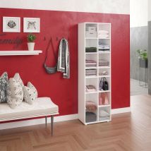 Scarpiera Paris, Bianco, 54.2 x 183.3 cm 22 scomparti, Vicco