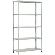 Scaffale Securkit 'pro-metal' 100x40 Aste Int.mt1 Bianco Sp.10/10 Prometal