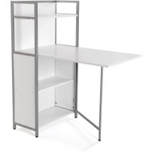 Versa - Blumenau Tavolo da pranzo con ripiano per cucina, terrazza, giardino o sala da pranzo, Piano di lavoro pieghevole, Misure (a x l x l) 120 x