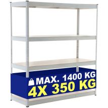 CLP - Scaffale Zincato Professionale 160x60x180 bianco