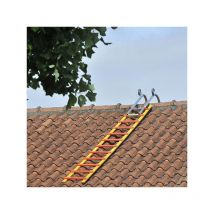 Kit scala per tetto 20 pioli con gancio - Lunghezza 5.08m - 504338-25/508/CR
