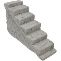 Scala in Gesso per Presepe 4,5x14,5x8,5 cm RR11439