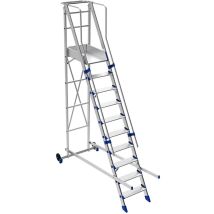 Marchetti Fortezza Scala Portatile Con Piattaforma Professionale Da 10 Gradini